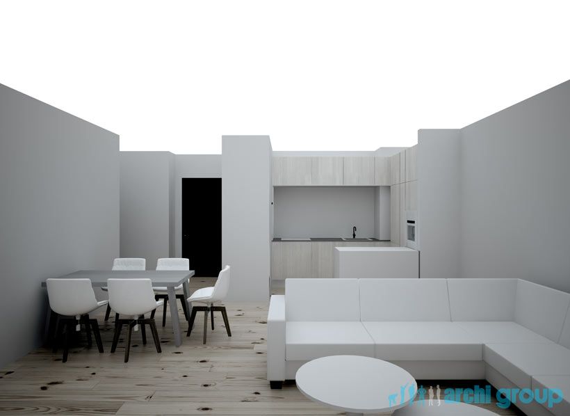 Projekt koncepcyjny wnętrz mieszkań w Gdyni KAG127-3d