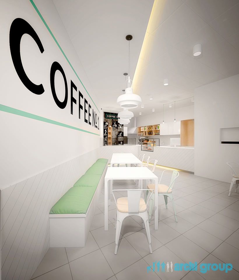 Projekt wnętrz kawiarni img2